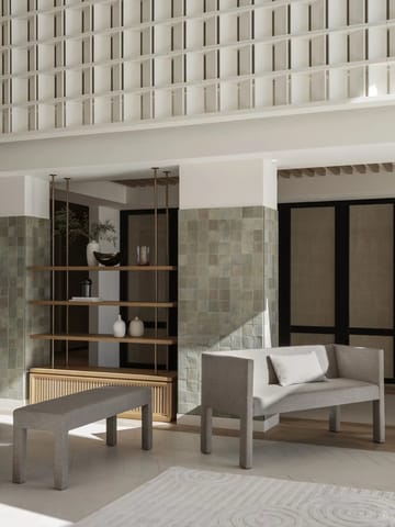 Dywan Uzu S 140x200 cm - Beige - Blomus