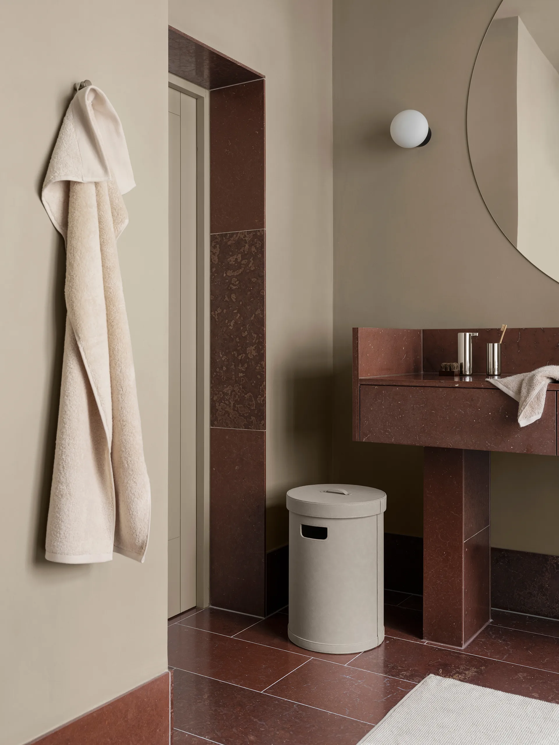 Dywanik łazienkowy Tuyo, Moonbeam, 60x100 cm blomus