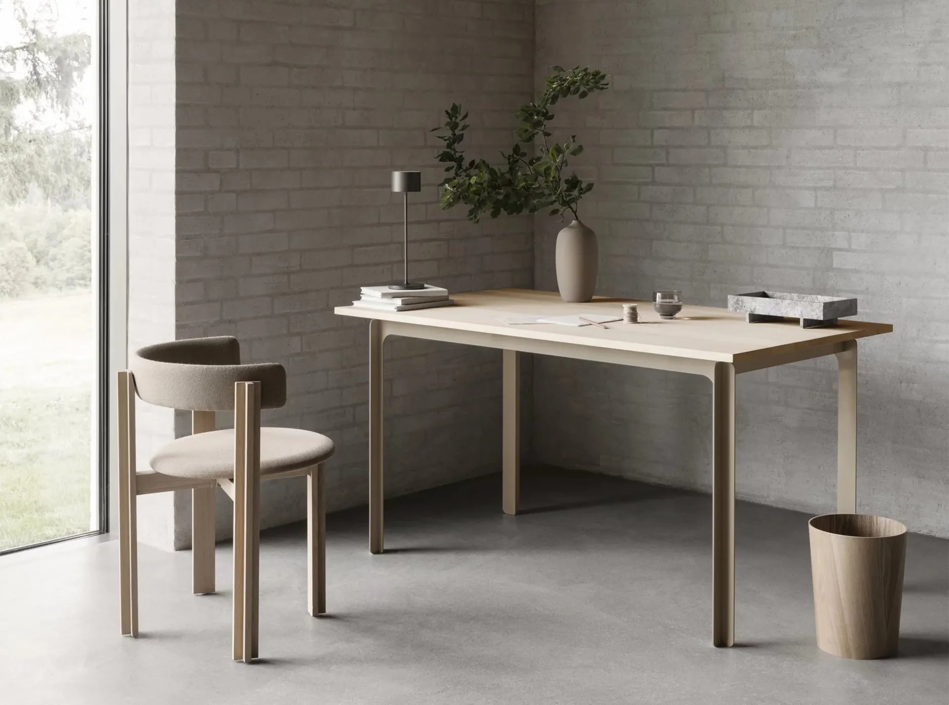 Farol mobilna lampa LED 33 cm, Burned Metal blomus