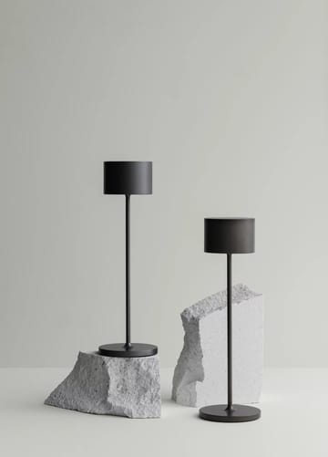 Farol mobilna lampa LED 33 cm - Burned Metal - blomus