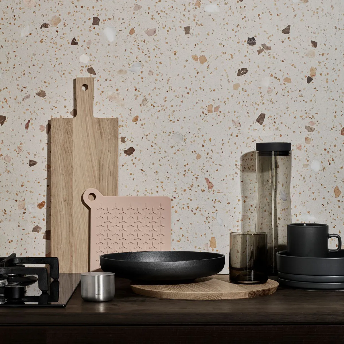 Karafka na wodę Splash 1 L, Czarny blomus