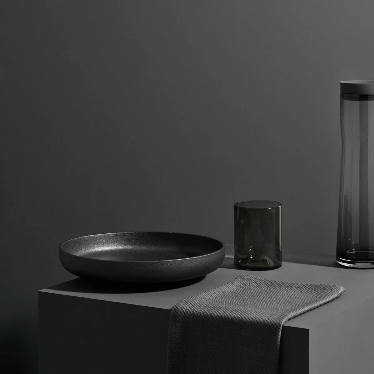 Karafka na wodę Splash 1 L, Czarny blomus