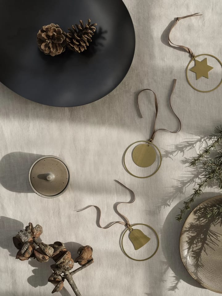KITAI zawieszka świąteczna 8,5 cm 4-pak, Bells blomus