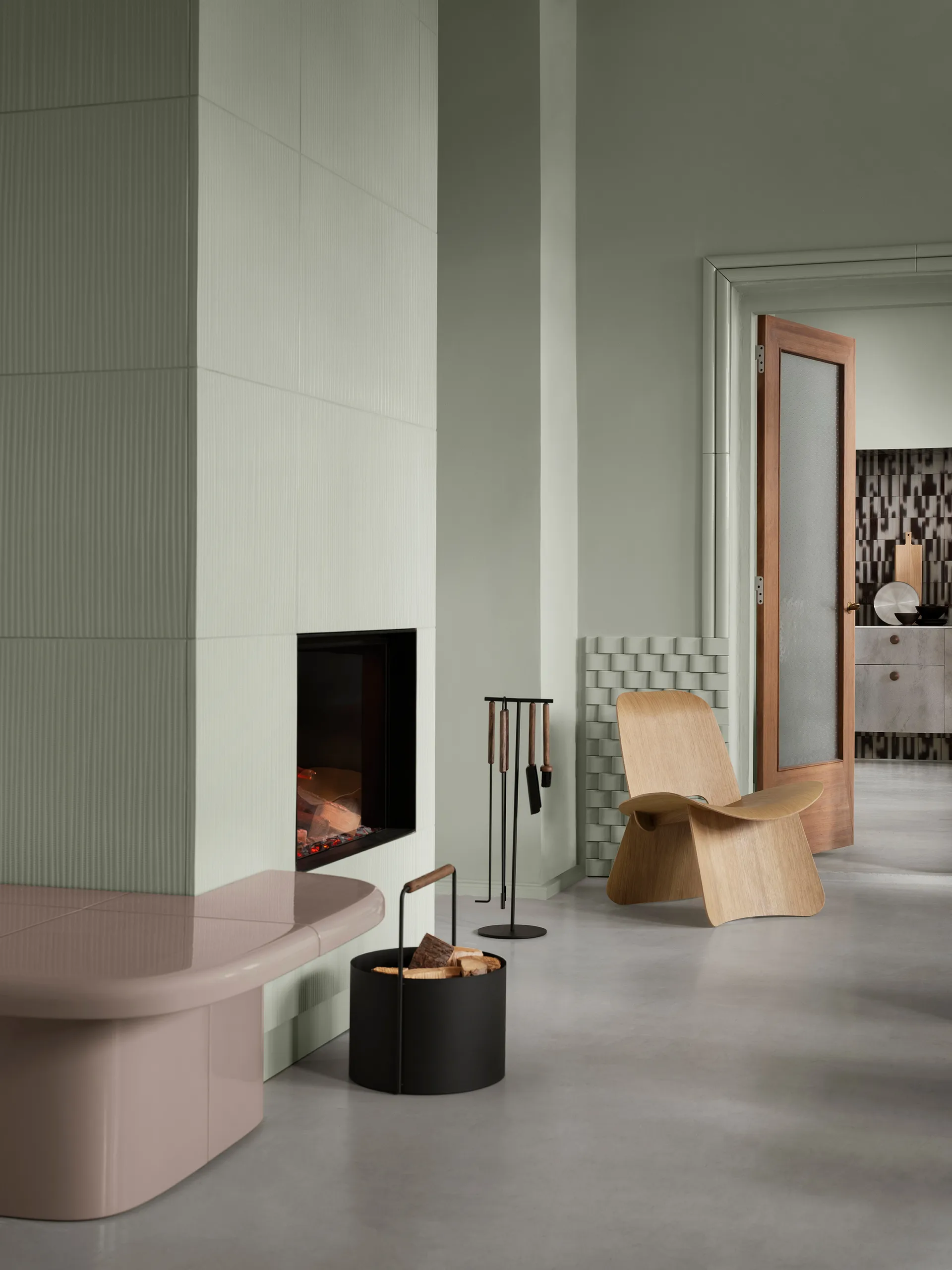 Krzesło Nagomi, Olejowana sklejka blomus