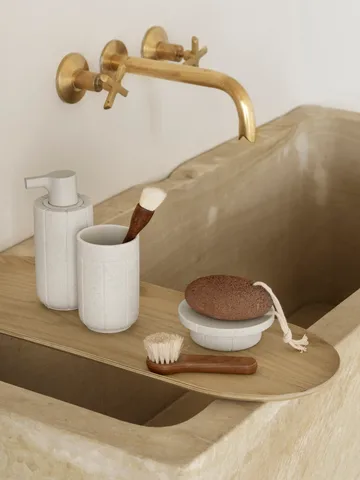 Kubek na szczoteczkę do zębów Kua - Moonbeam, Ø7×11 cm - blomus