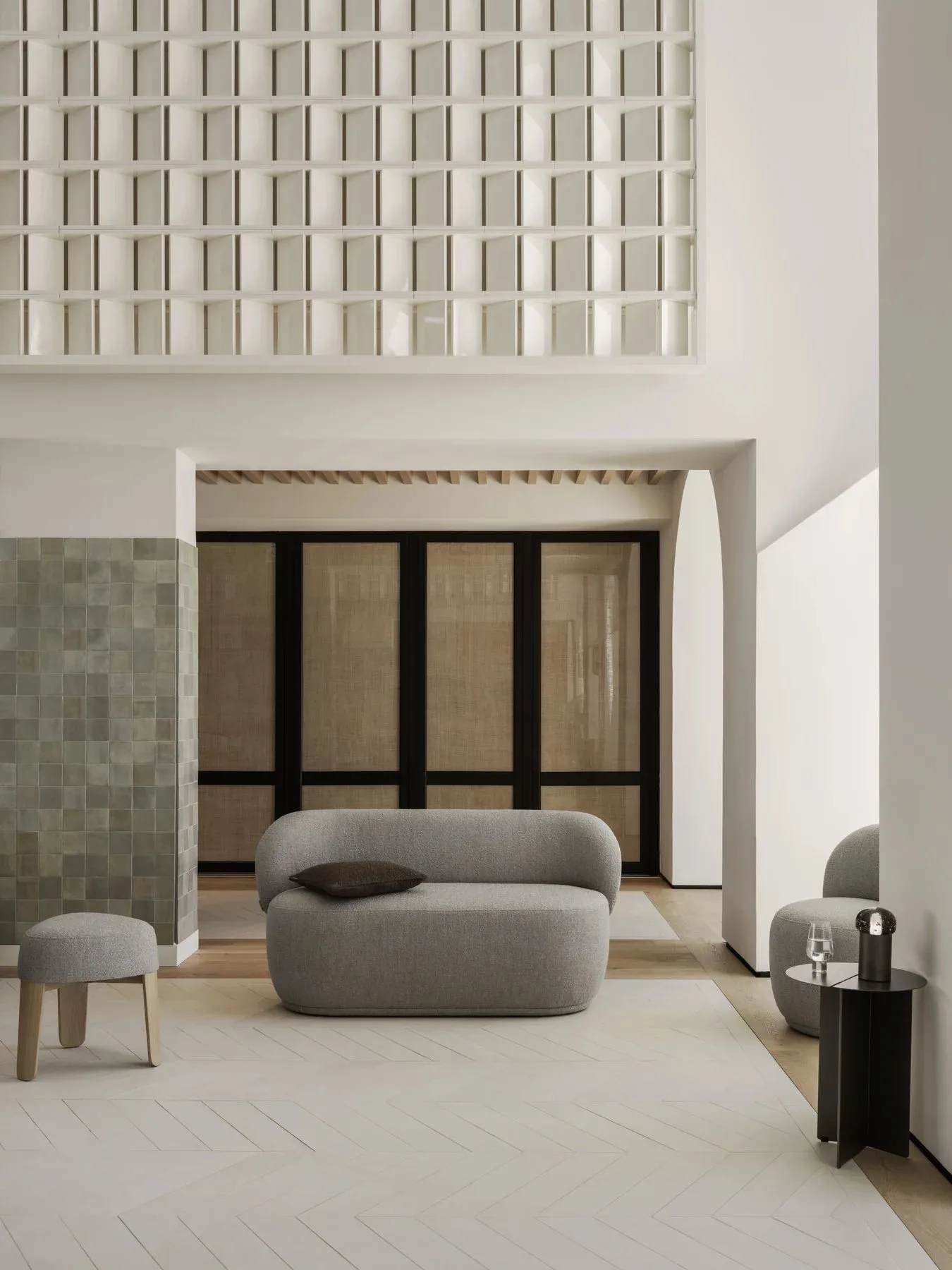 Lampa LED Iris 18 cm, Gun Metal blomus