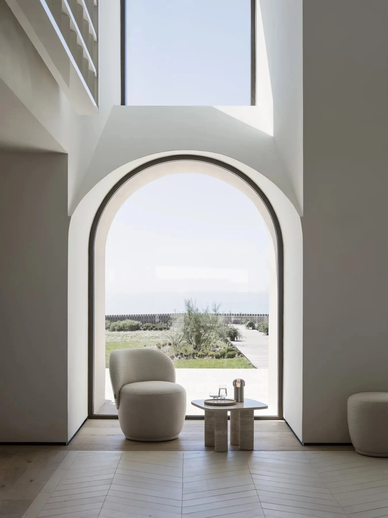 Lampa LED Iris 18 cm, Silver Metal blomus