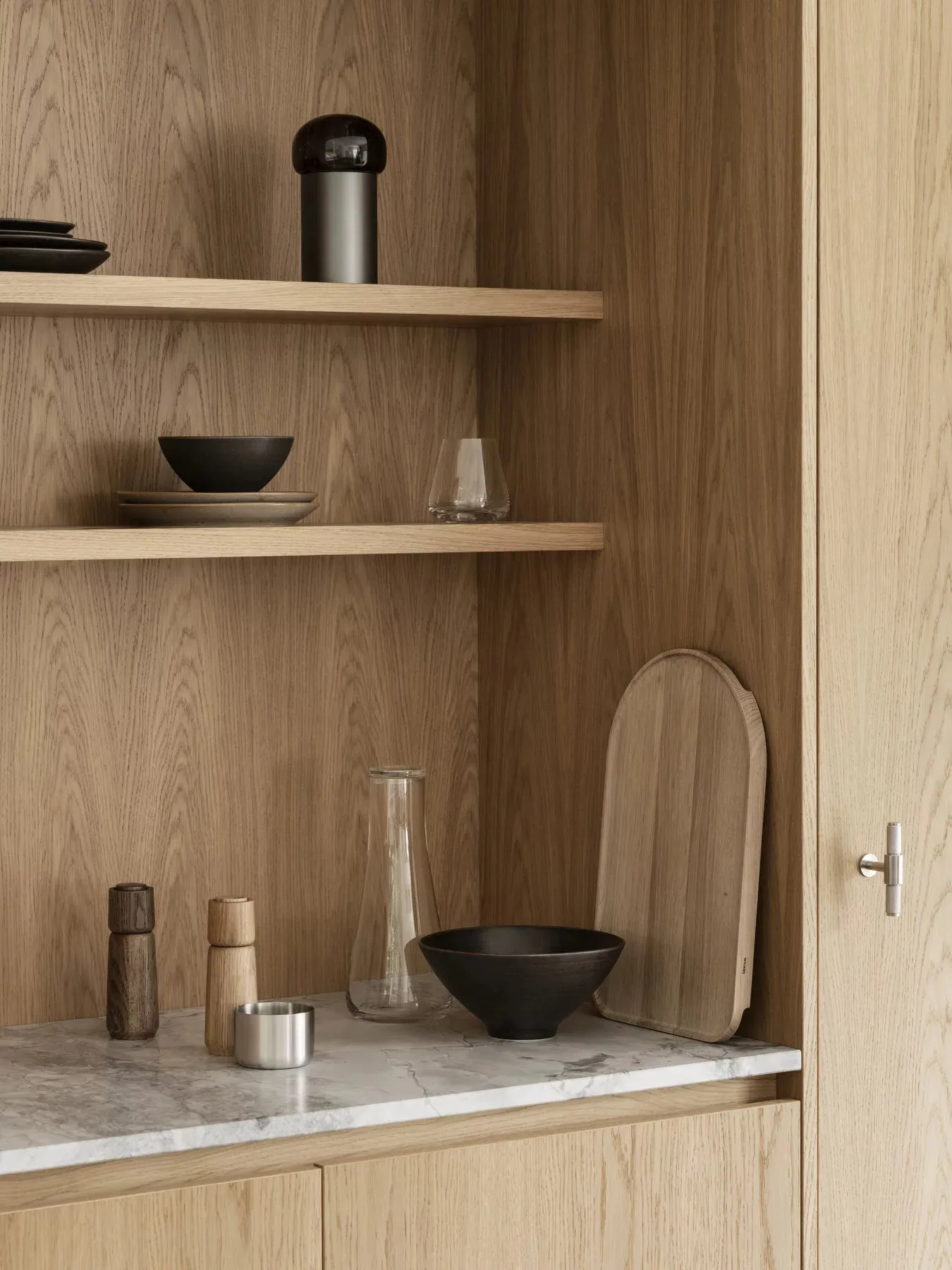 Lampa LED Iris 18 cm, Silver Metal blomus