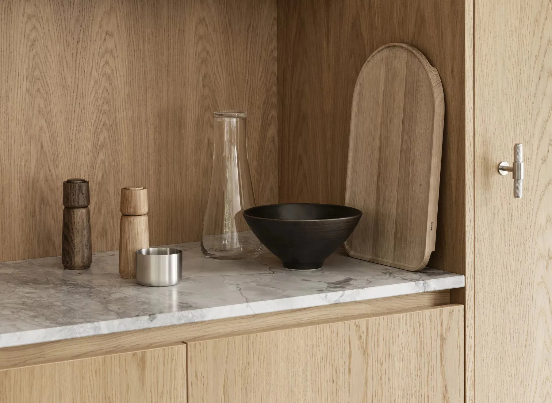 Lampa LED Iris 18 cm, Silver Metal blomus