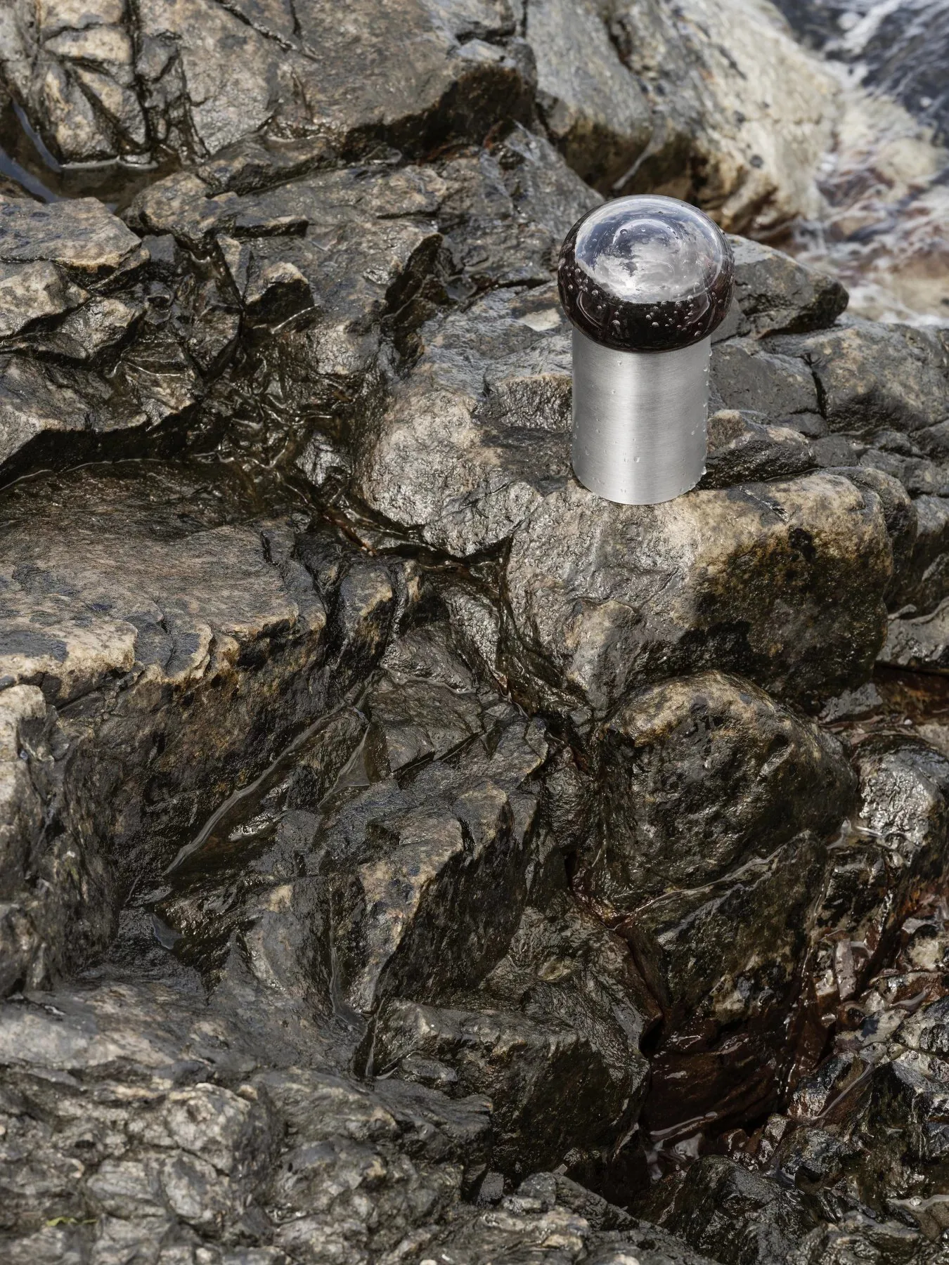 Lampa LED Iris 18 cm, Silver Metal blomus