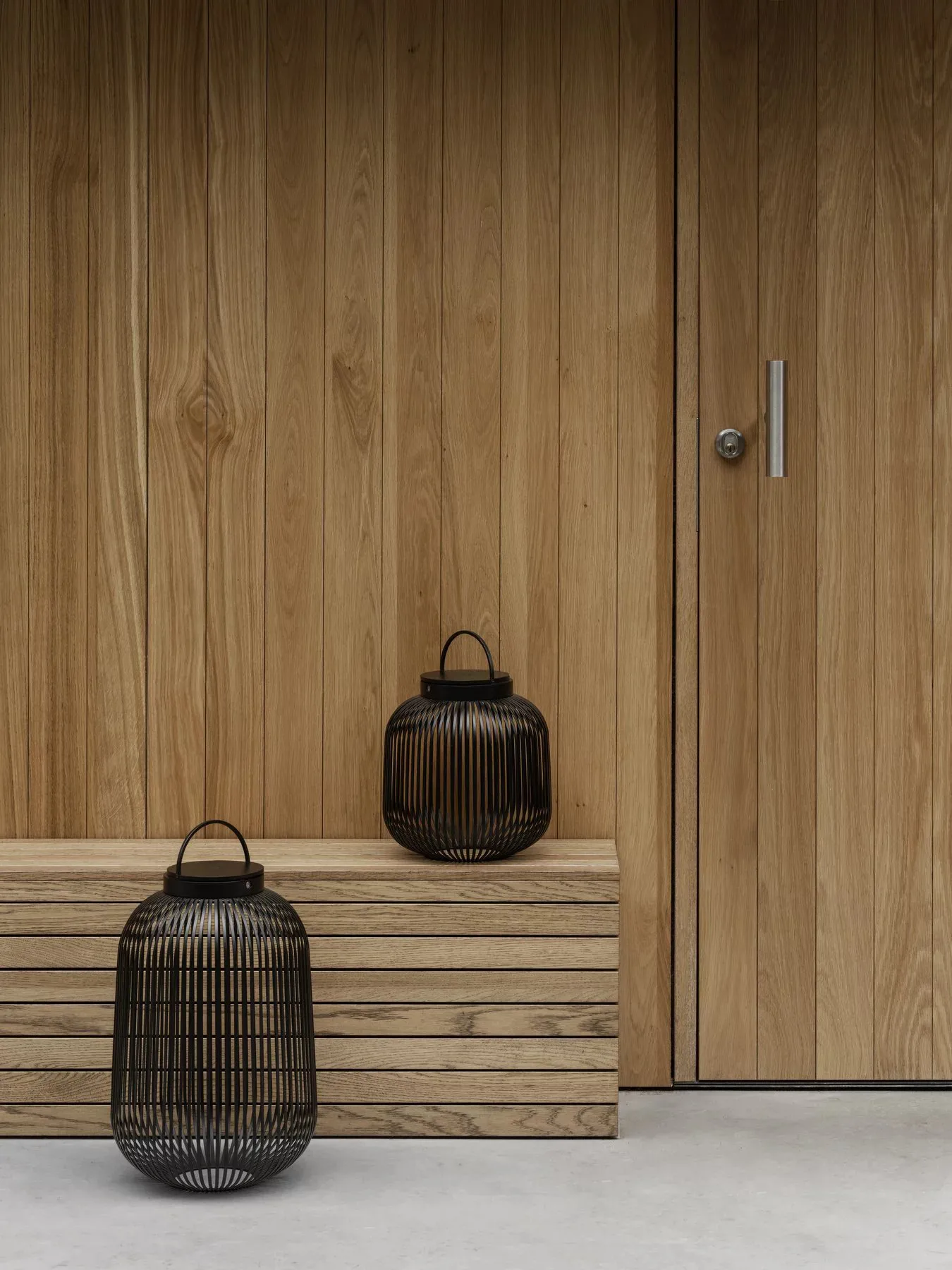 Lampa LED Lito L, Czarna blomus