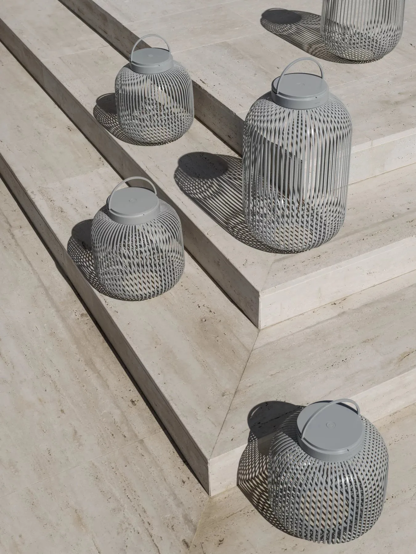 Lampa LED Lito M, Granite Gray blomus