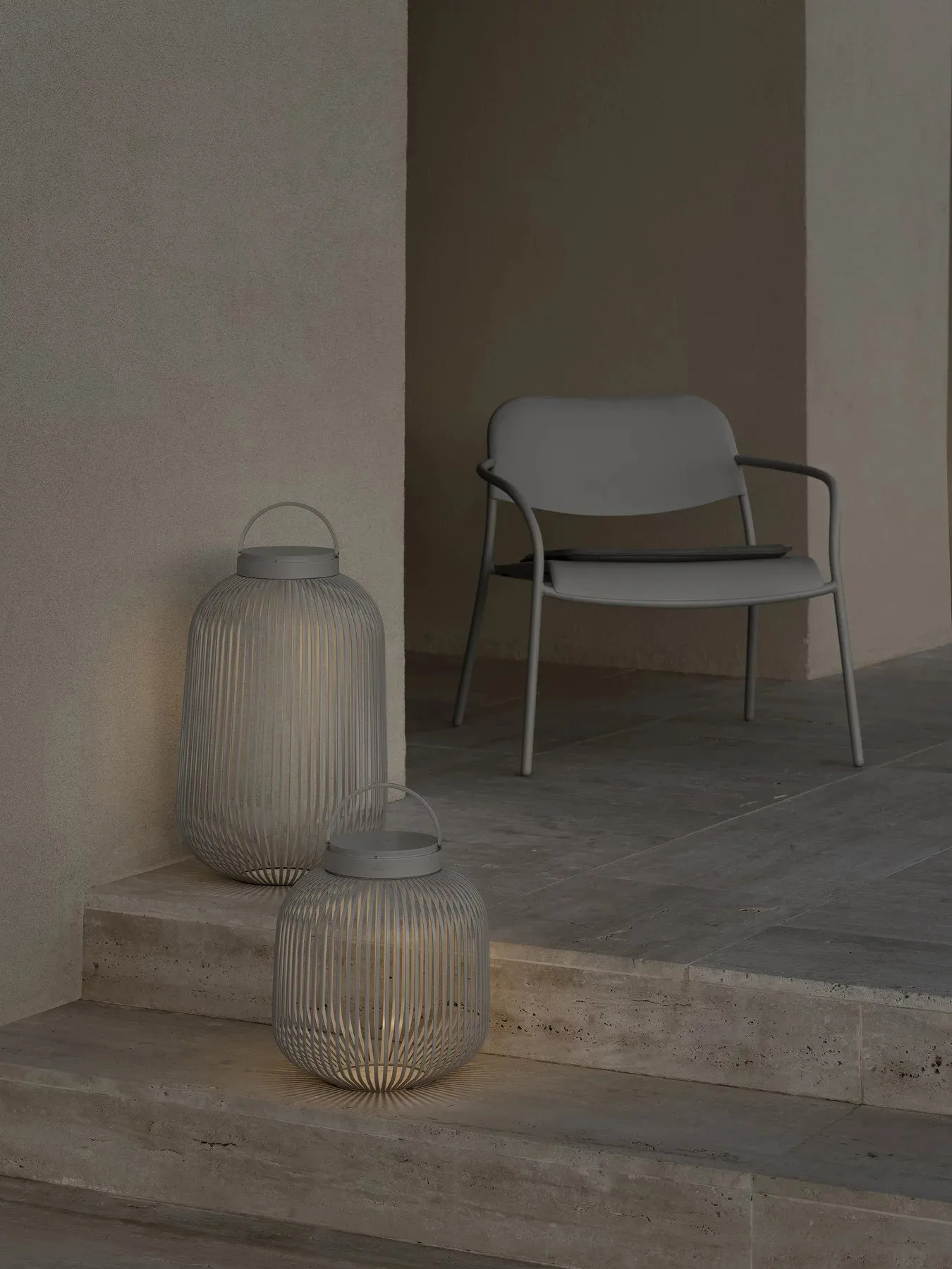 Lampa LED Lito M, Granite Gray blomus