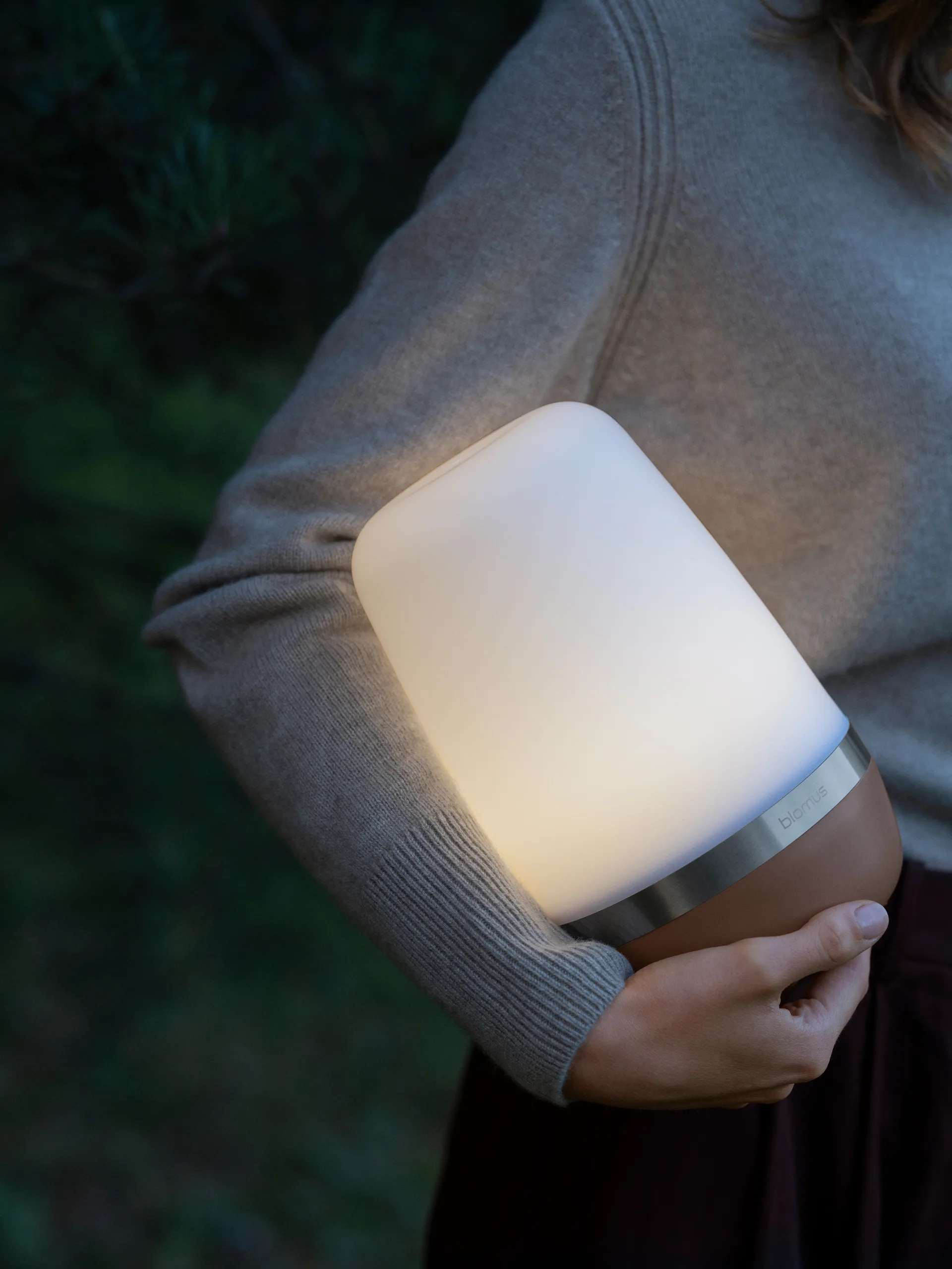 Lampa LED Spirit L 25 cm, Mocha mousse blomus