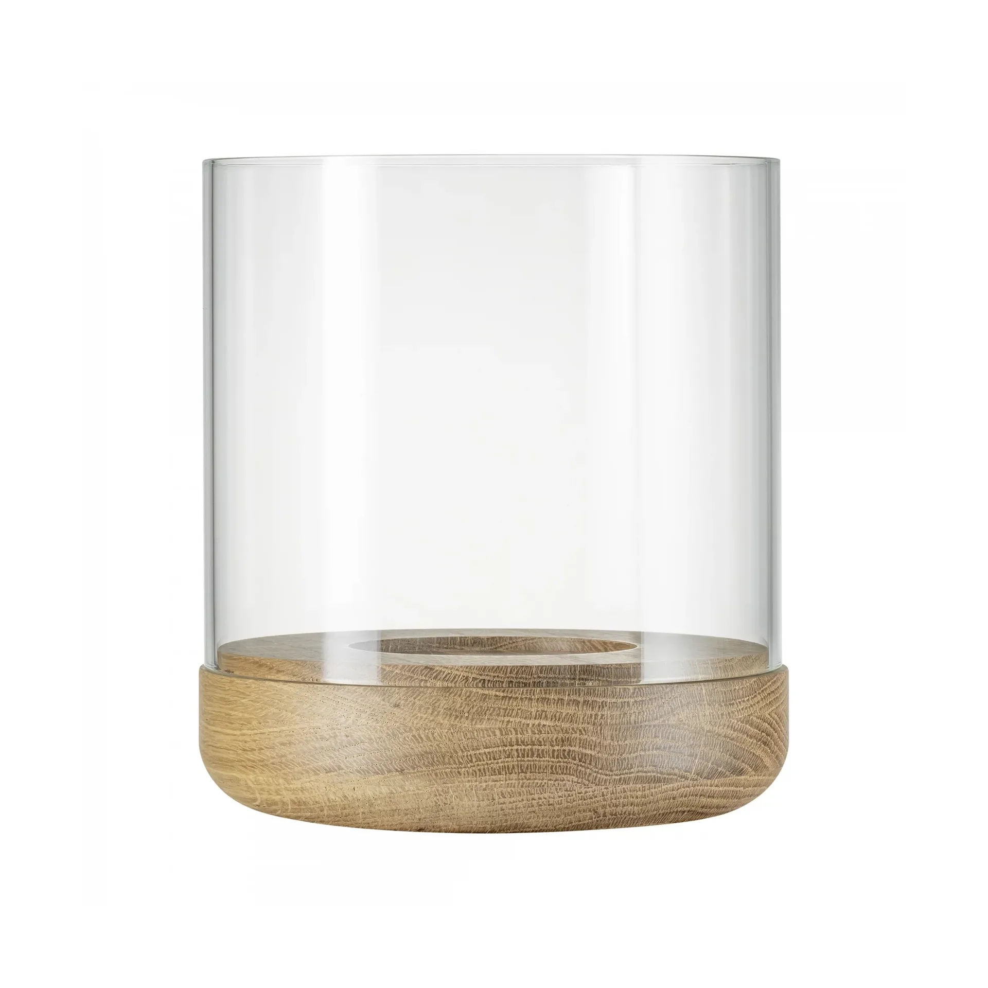 Lampion Lanto S Ø26,5 cm, Transparent-oak blomus