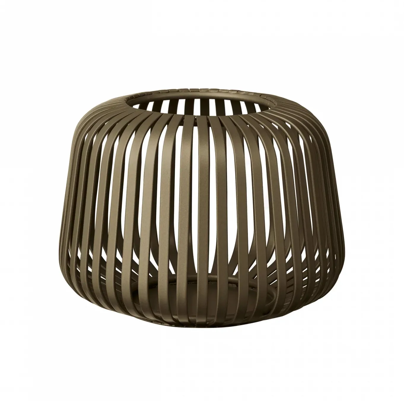 Lampion Lito na świecę Ø13,5 cm, Burned metal blomus