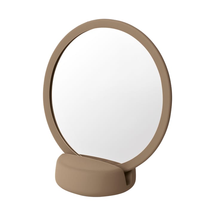 Lustro ceramiczne Sono Vanity Ø17 cm, Beżowe blomus