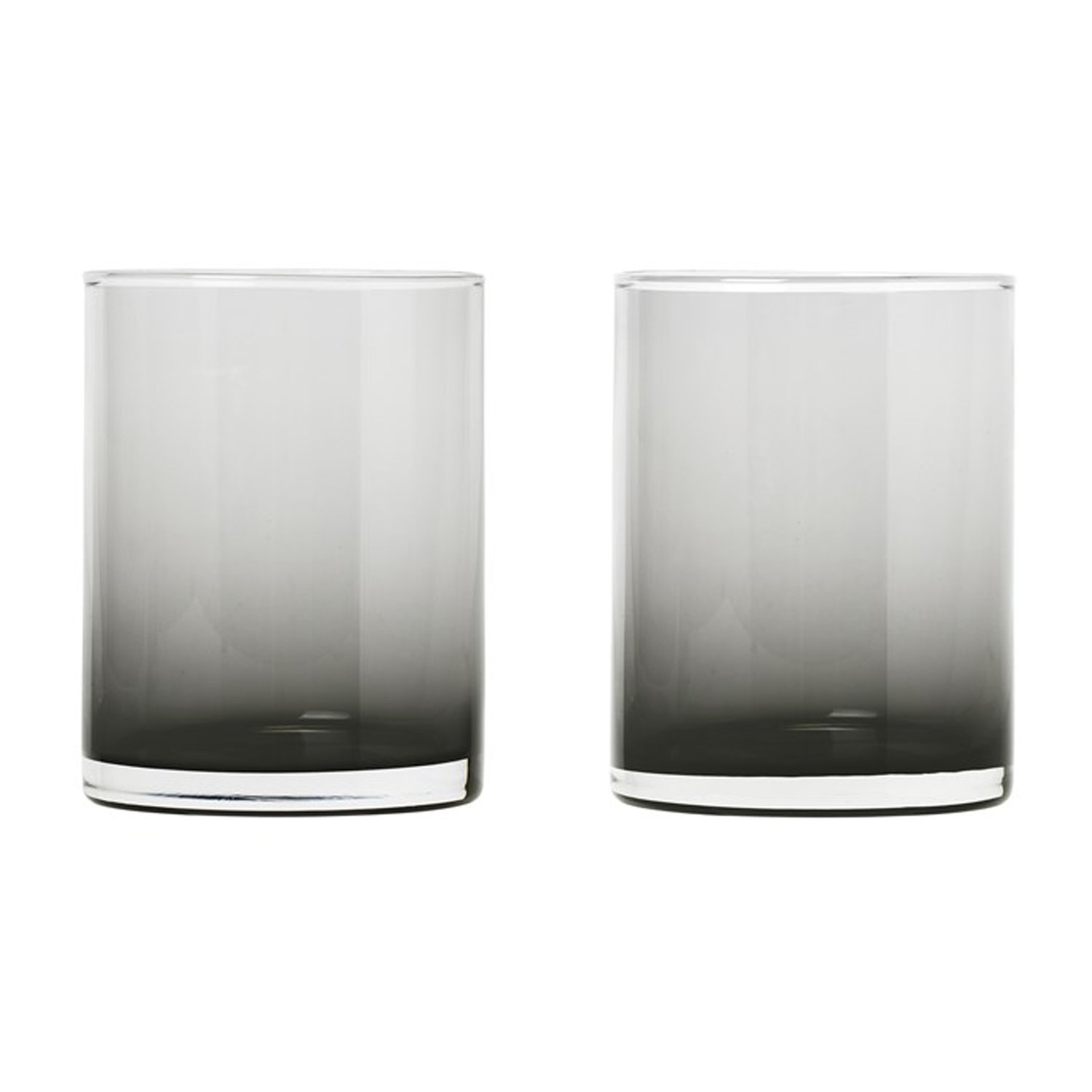 blomus Mera szklanka wysoka 22 cl 2-pak Smoke | Skandynawski Design | Szklanki do napojów | Szary