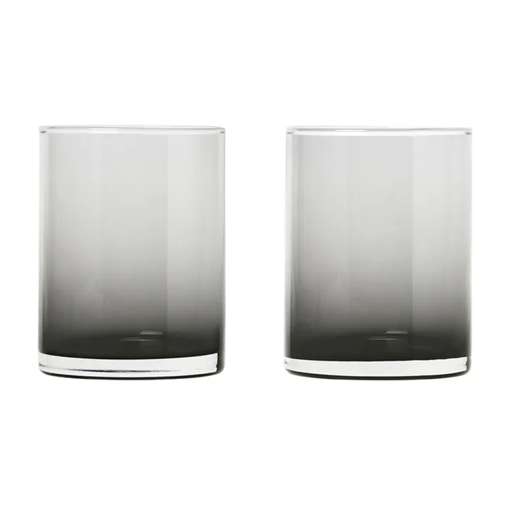 Mera szklanki do tumblra 220 ml, 2‑pak - Smoke - blomus