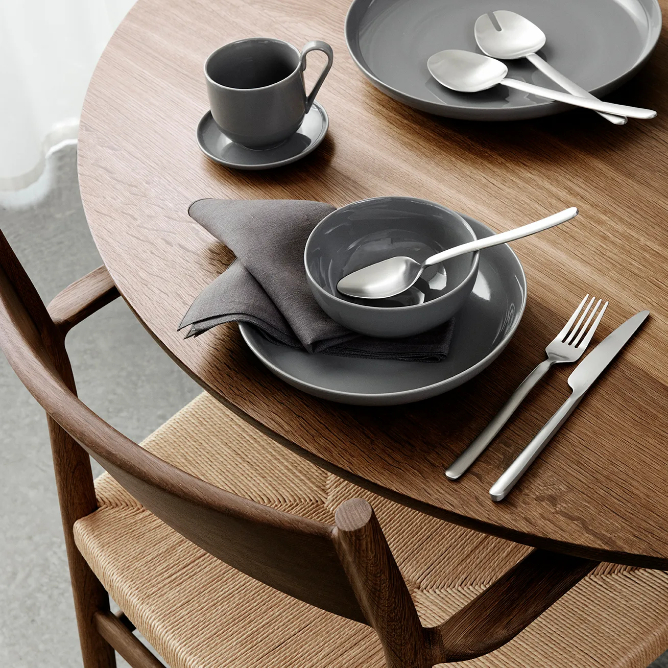 Miska do sałatki Ro Ø 30 cm, Sharkskin blomus