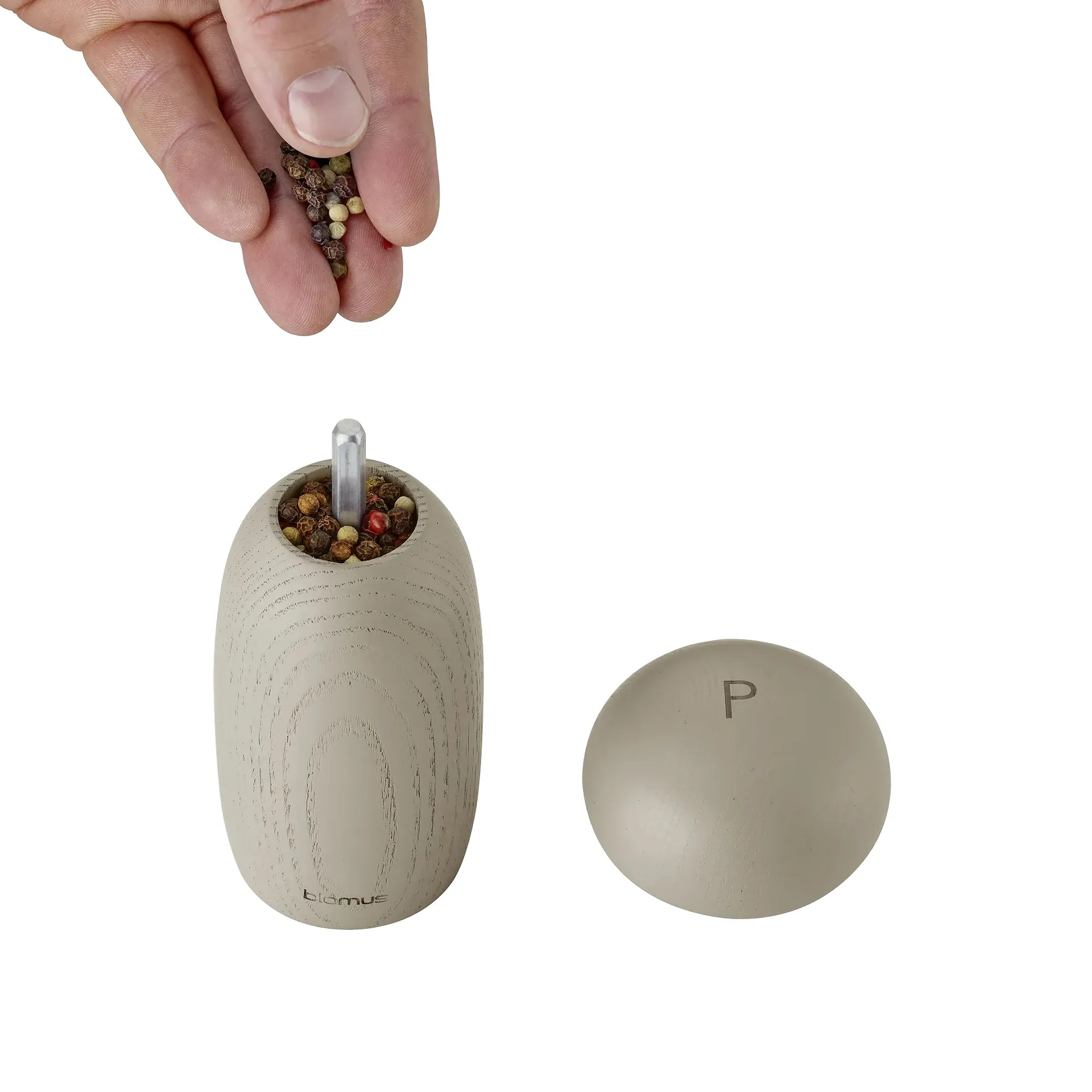 Moli zestaw młynków do soli i pieprzu 13 cm, Moonbeam blomus