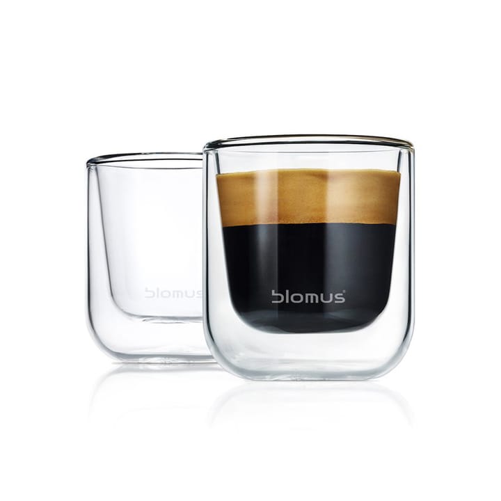 Nero szklanka termiczna do espresso 2-pak - Przezroczysty - Blomus
