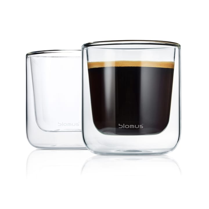 Nero szklanka termiczna do kawy 2-pak - Przezroczysty - Blomus
