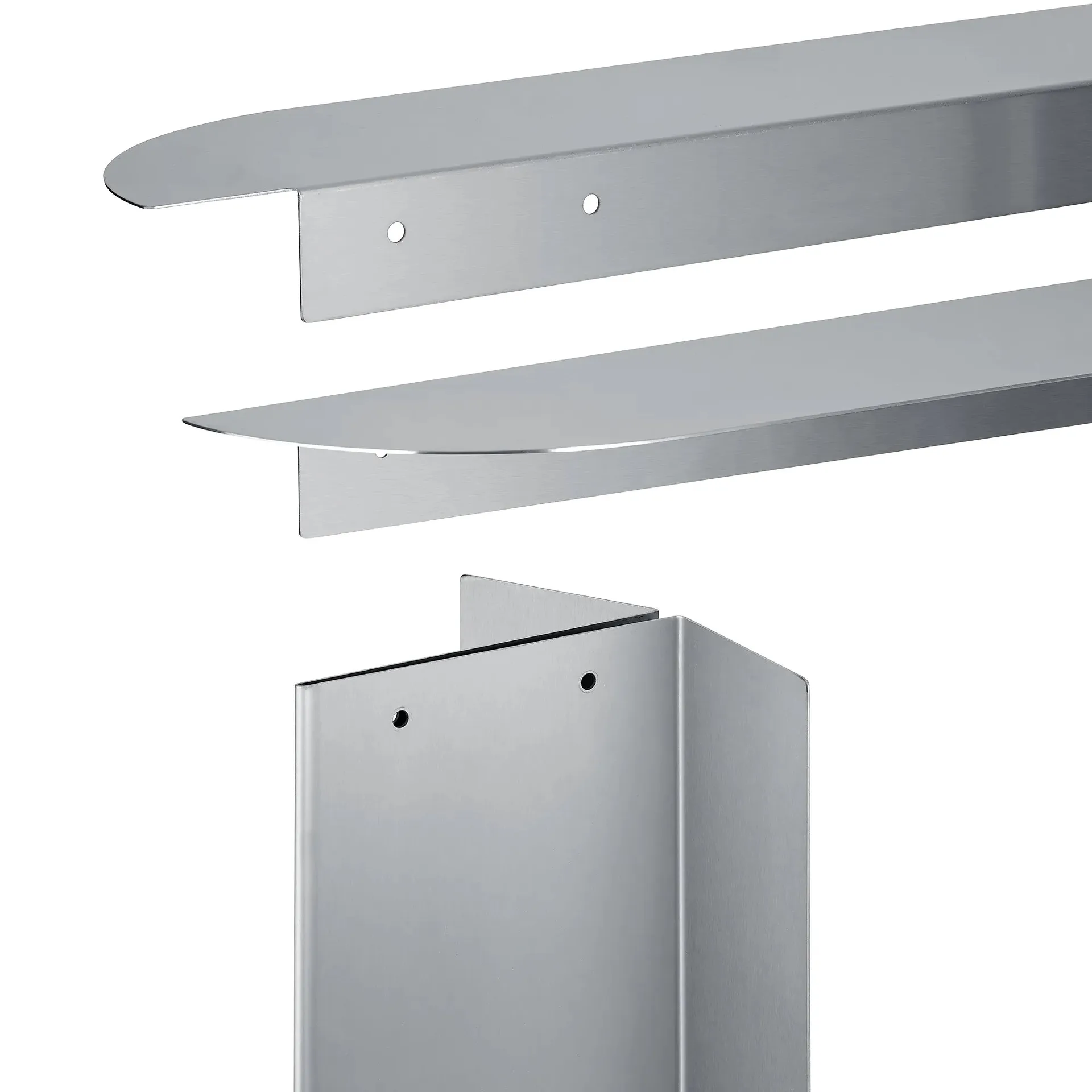 ORU ławka 80x45 cm, Matowa stal nierdzewna blomus