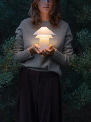 Przenośna lampa stołowa Sanaka - White - blomus
