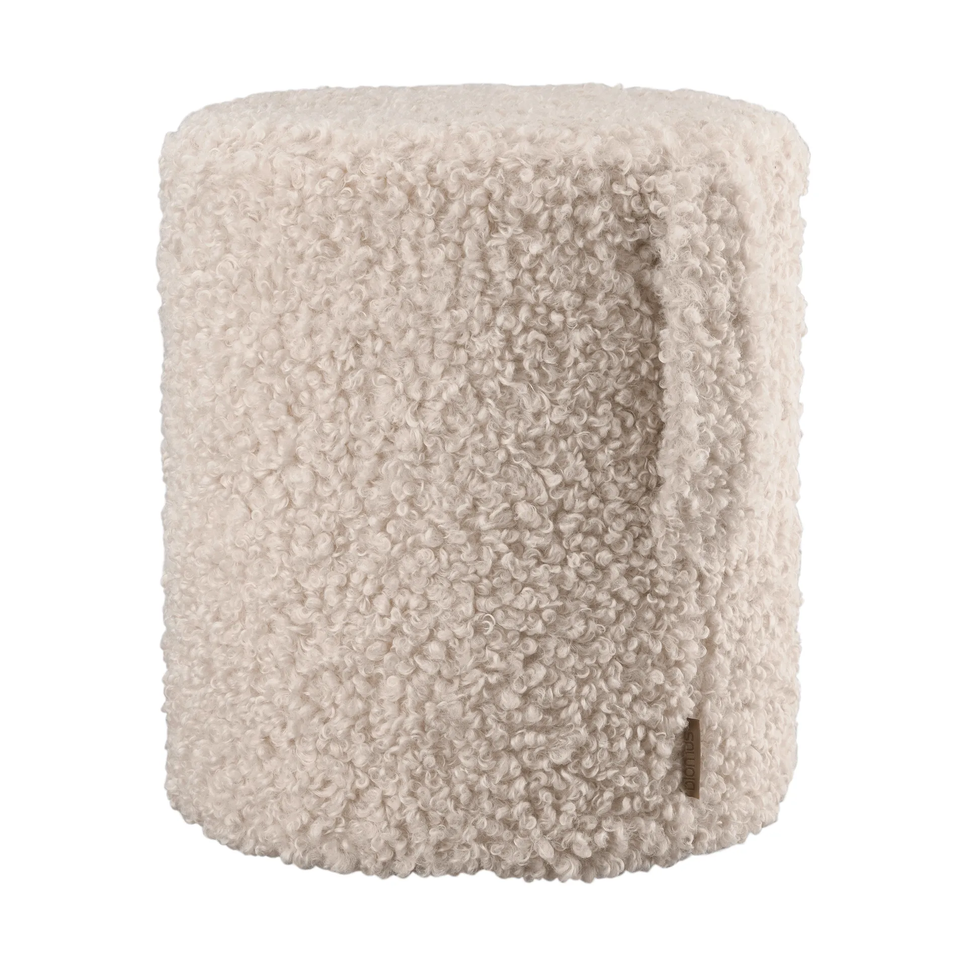 Pufa do siedzenia Teddy, Moonbeam, Ø35x40 cm blomus