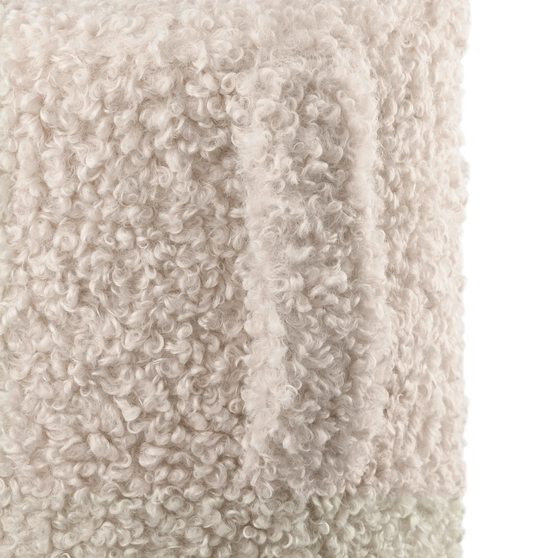 Pufa do siedzenia Teddy, Moonbeam, Ø35x40 cm blomus