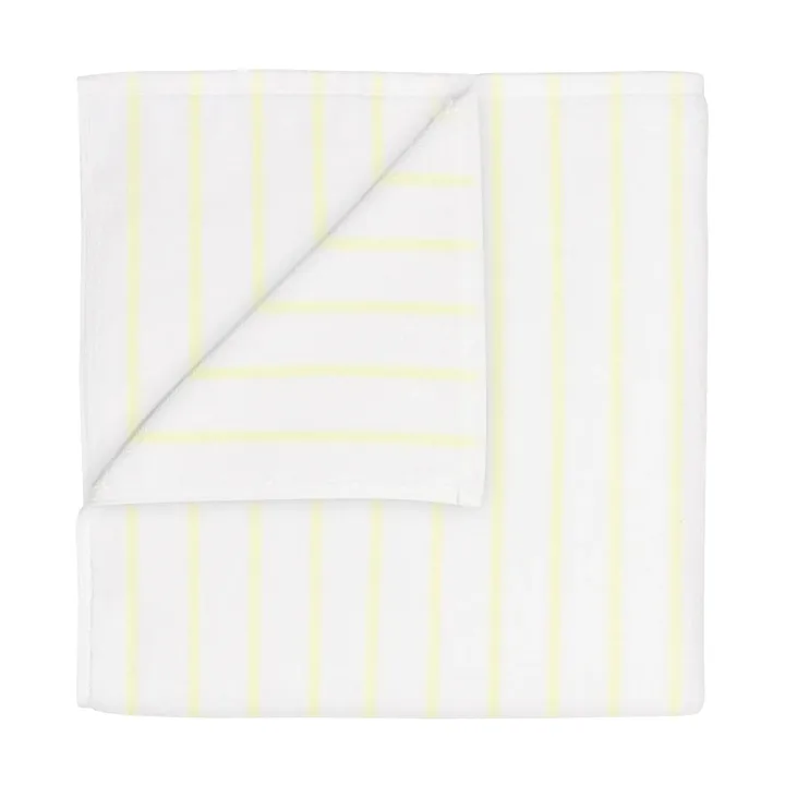 Ręcznik Arto - Transparent yellow-white, 70x140 cm - blomus