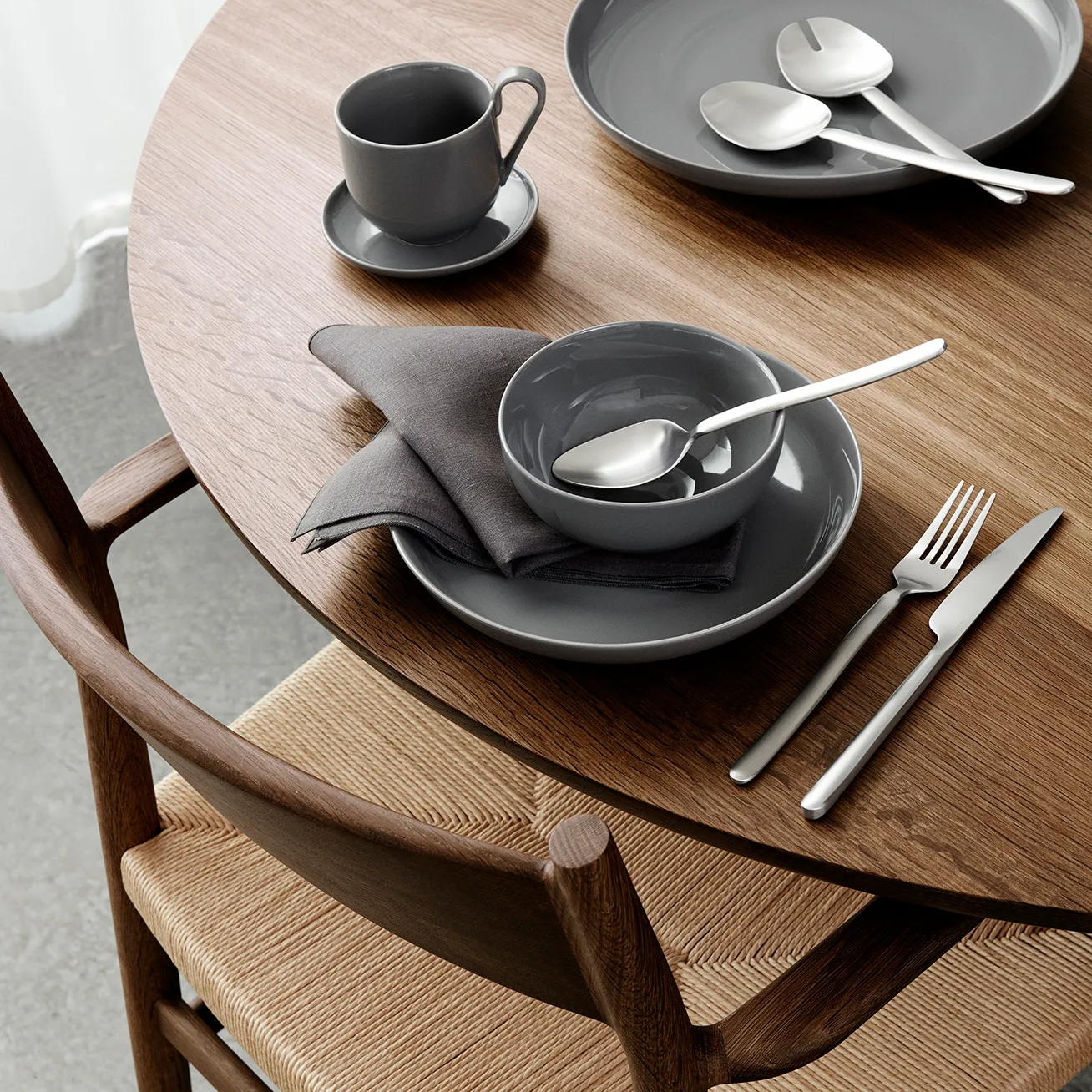 Ro filiżanka do kawy ze spodkiem 2-pak, Sharkskin blomus