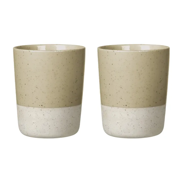 Sablo kubek termiczny 260 ml 2‑pak - Savannah - blomus