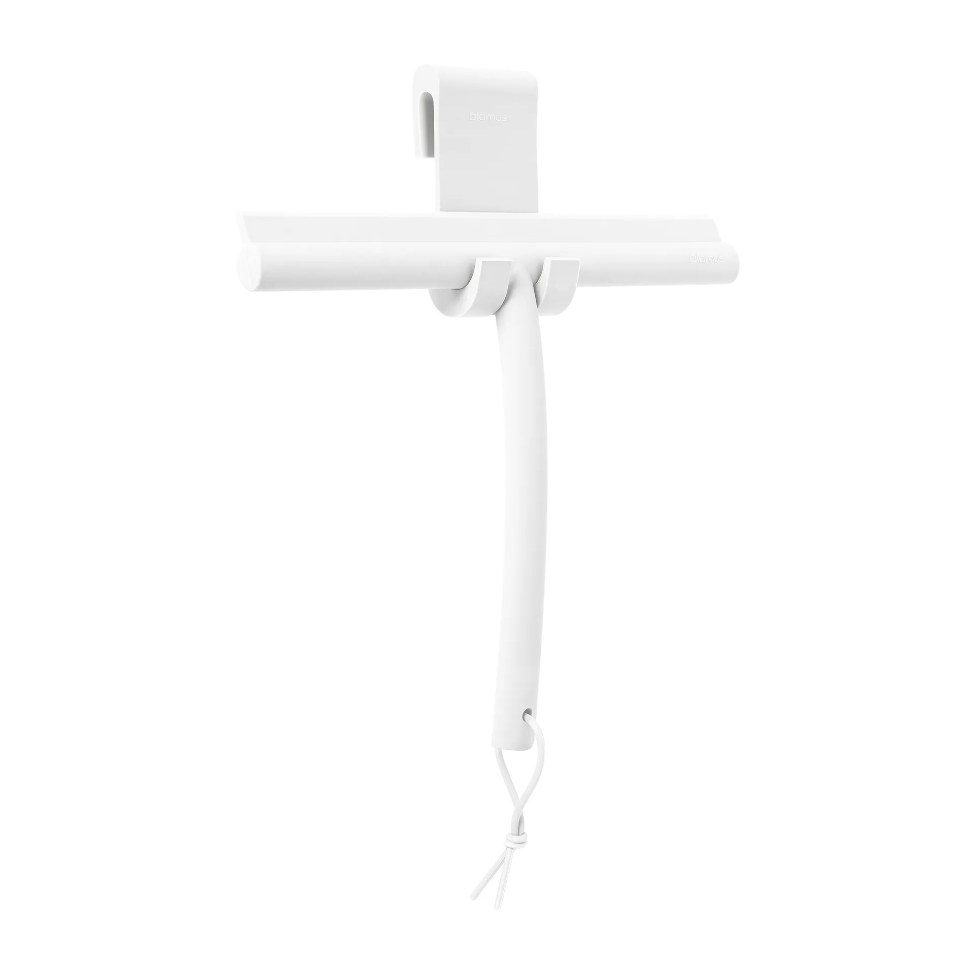 Skrobaczka prysznicowa Vipo z hakiem, Biały blomus
