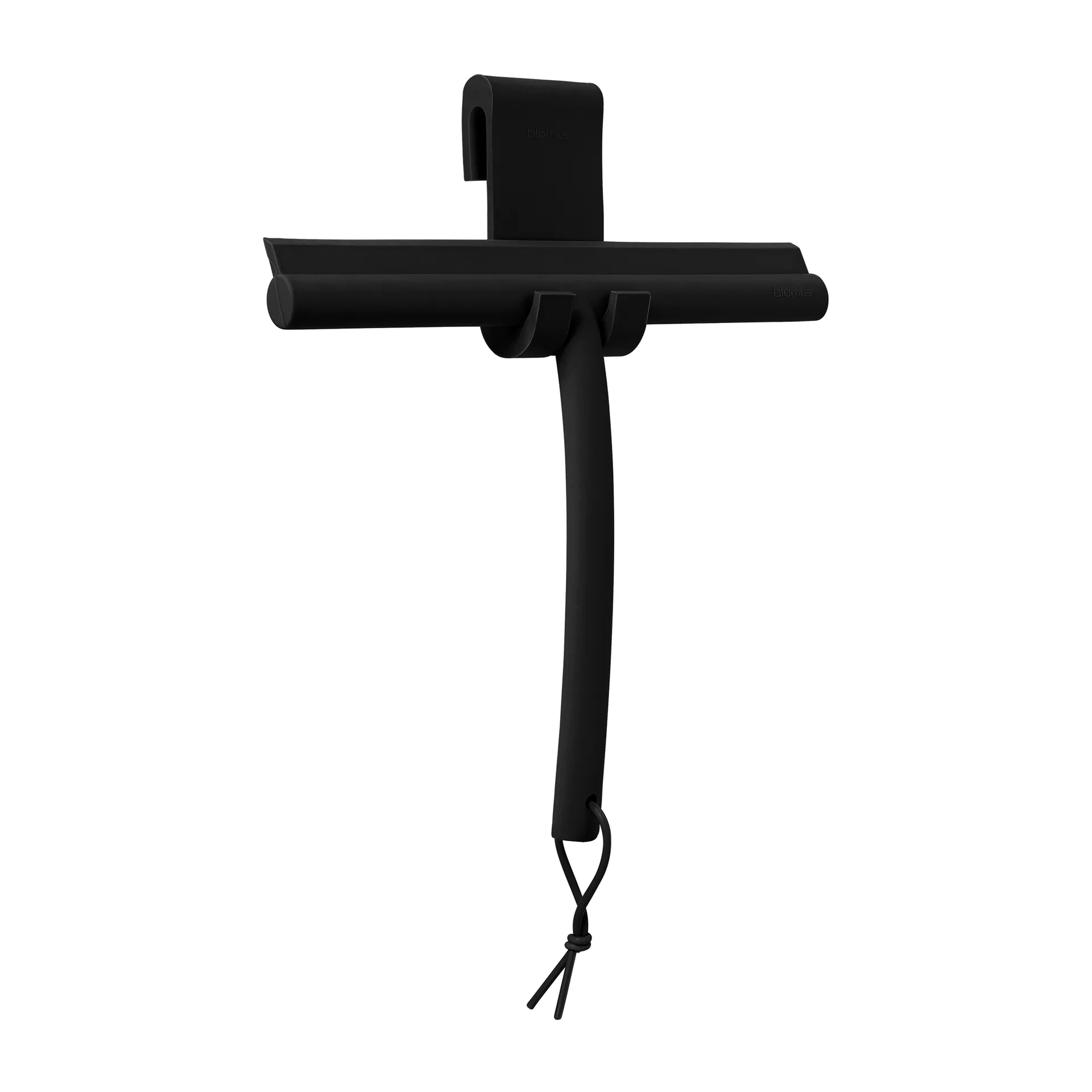 Skrobaczka prysznicowa Vipo z hakiem, Czarny blomus