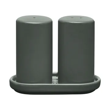 Solniczka i pieprzniczka Pilar, 2 części - Agave Green, Ø4,5×11,5 cm - blomus