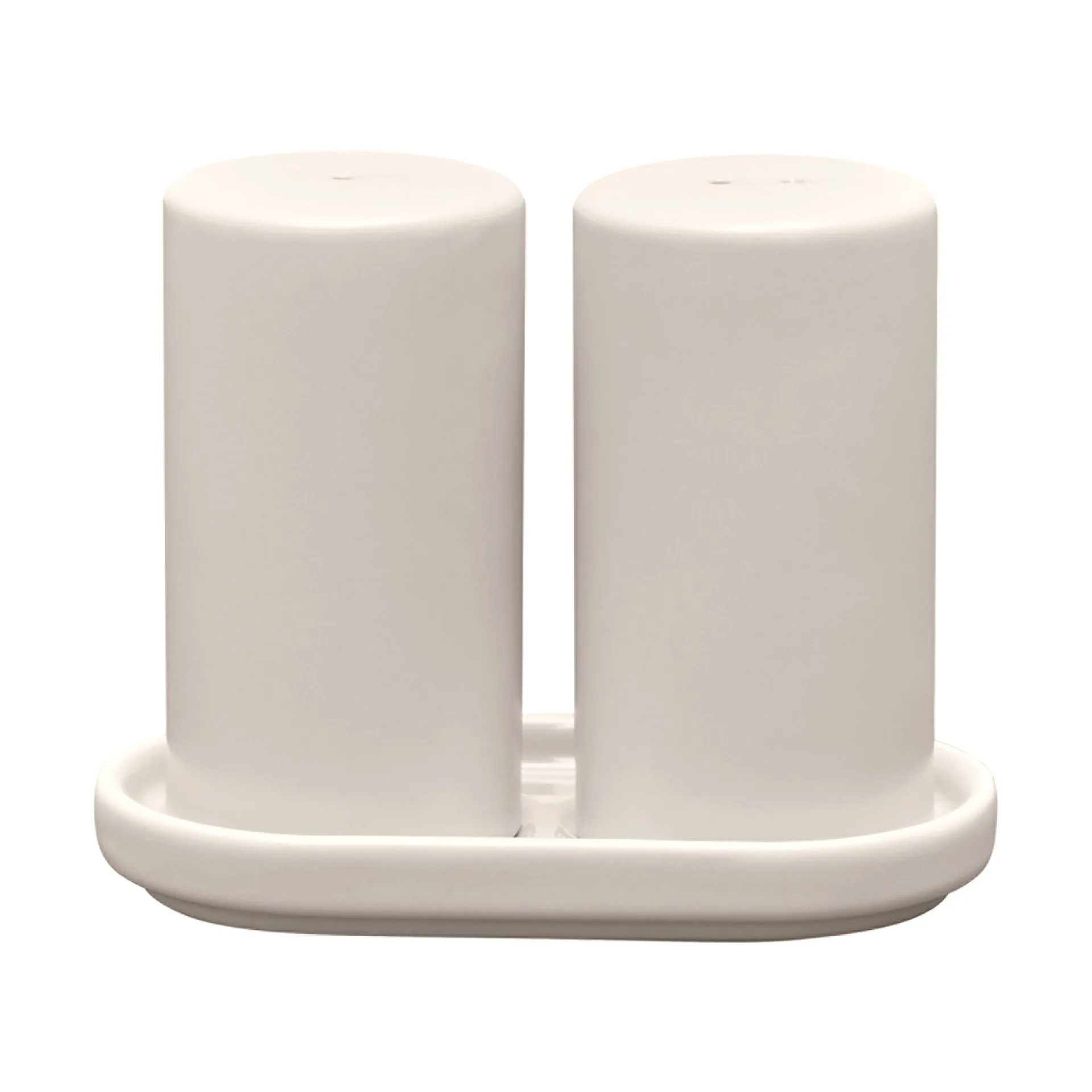 Solniczka i pieprzniczka Pilar, 2 części, Moonbeam, Ø4,5×11,5 cm blomus