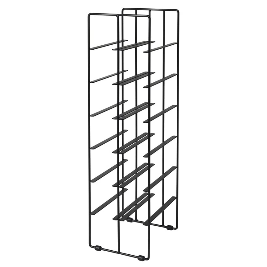 blomus Stojak na wino Pilare 12 butelek Czarny | Skandynawski Design | Czarny