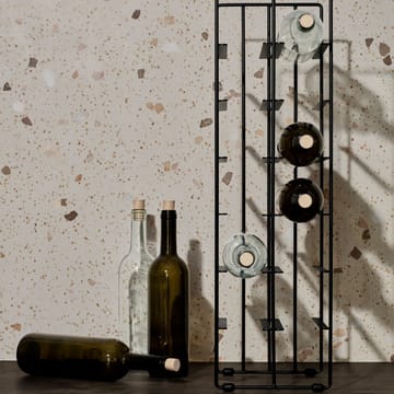 Stojak na wino Pilare 12 butelek - Czarny - Blomus
