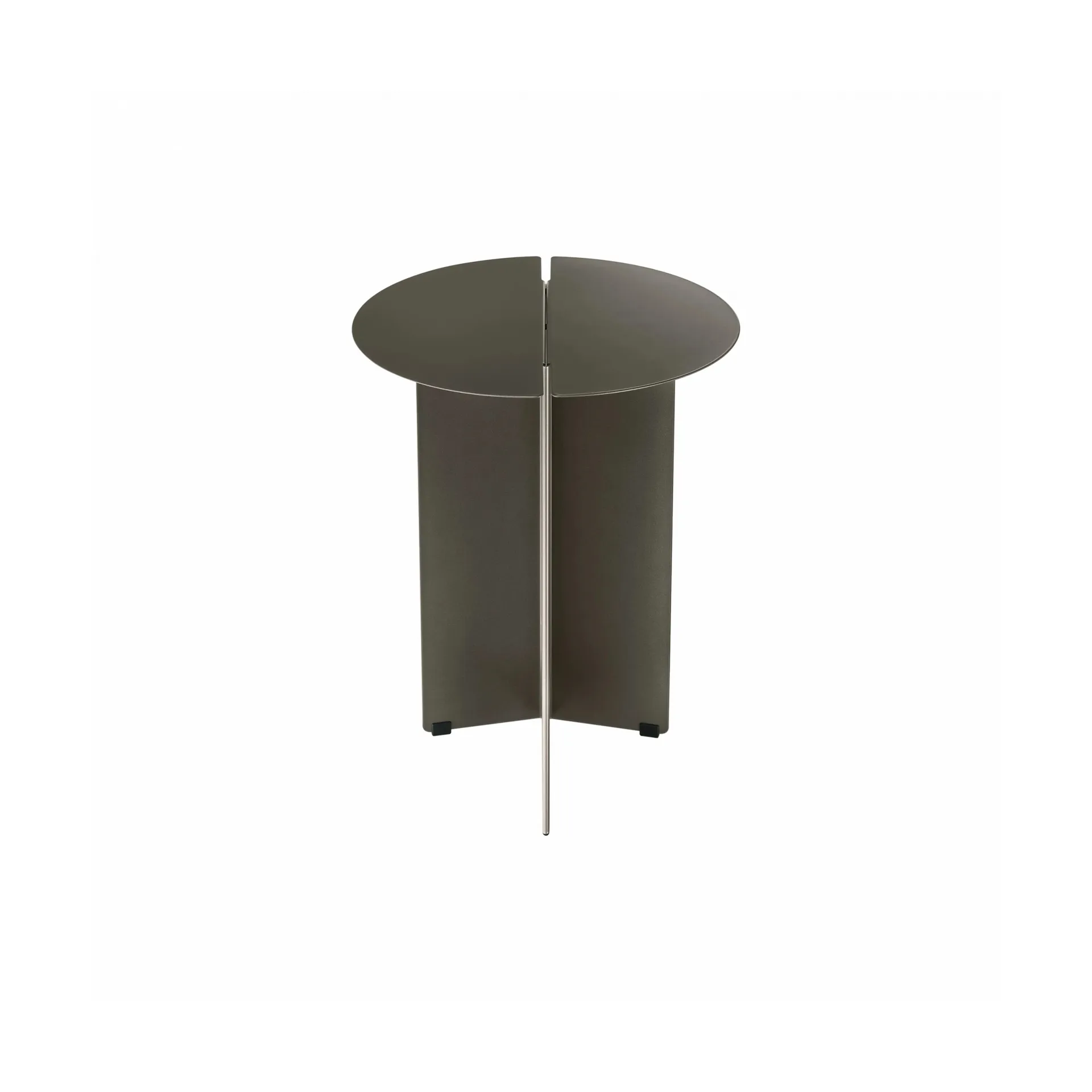 Stolik boczny ORU S Ø35 cm, Burned metal blomus
