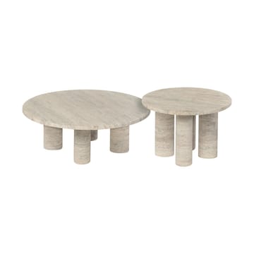 Stolik boczny Volos S Ø52 cm - Travertine - Blomus