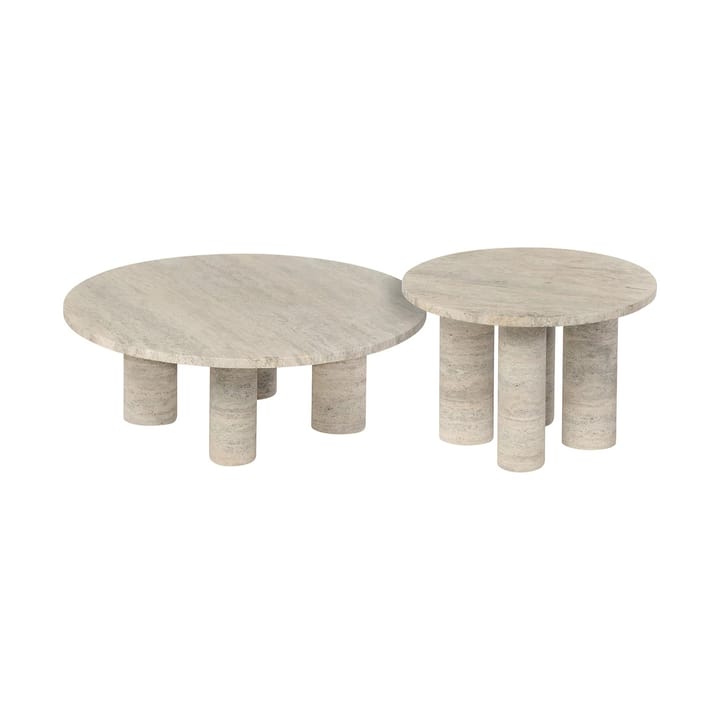 Stolik boczny Volos S Ø52 cm, Travertine Blomus