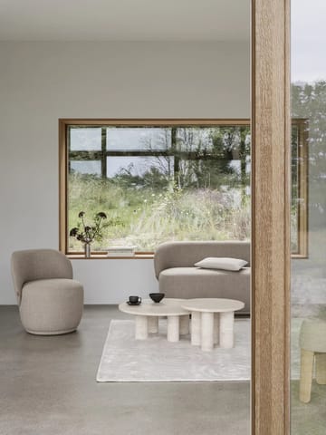 Stolik boczny Volos S Ø52 cm - Travertine - Blomus