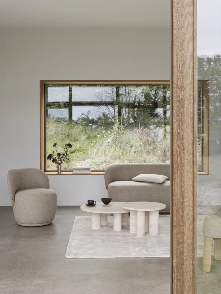 Stolik boczny Volos S Ø52 cm, Travertine Blomus