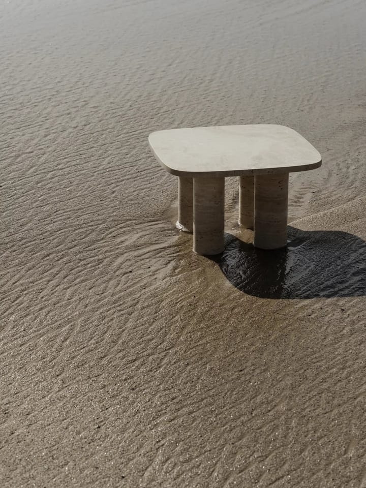 Stolik boczny Volos S 52x52 cm, Travertine blomus