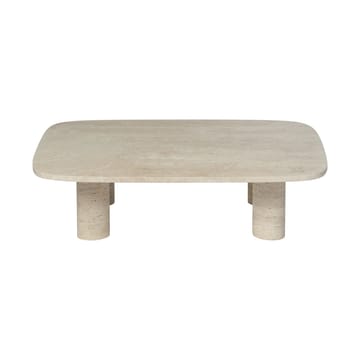 Stolik kawowy Volos L 100x70 cm - Travertine - Blomus