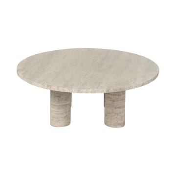 Stolik kawowy Volos L Ø75 cm - Travertine - Blomus