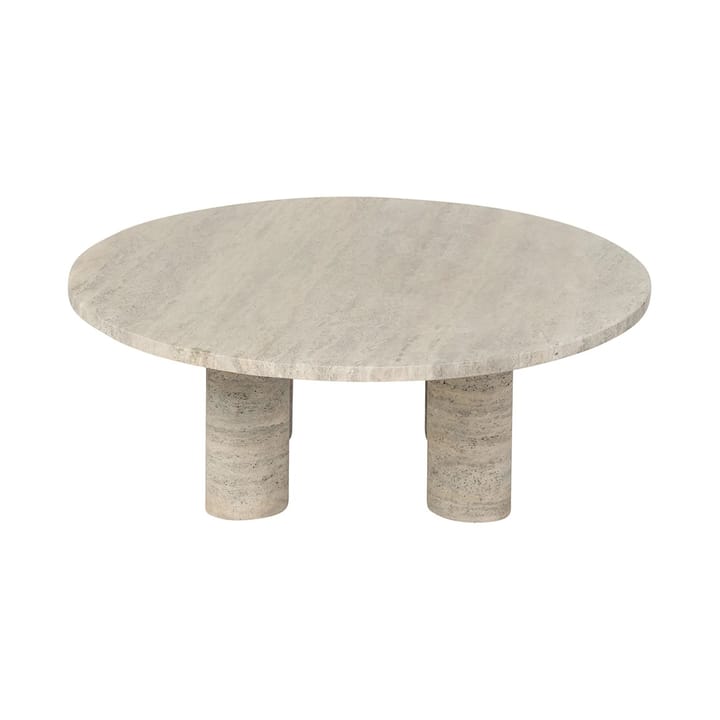 Stolik kawowy Volos L Ø75 cm, Travertine Blomus