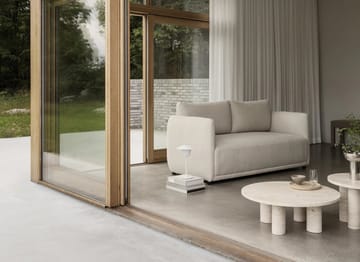 Stolik kawowy Volos L Ø75 cm - Travertine - Blomus